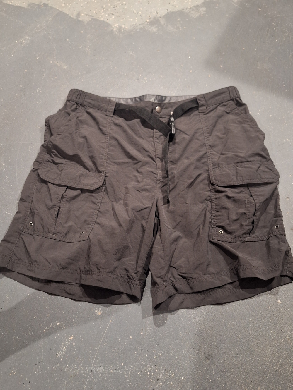 Croft&Barrow Men's Grey Cargo Swim Shorts